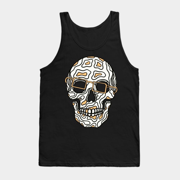 Glasses skull Tank Top by gggraphicdesignnn